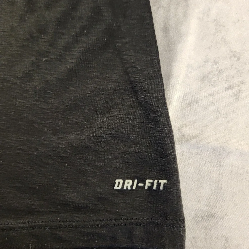 Nike Dri-FIT Women's XS Sheer Black Racerback Tank Scoop Neck Moisture Wicking